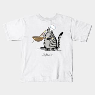 B kliban cat - chef cat Kids T-Shirt